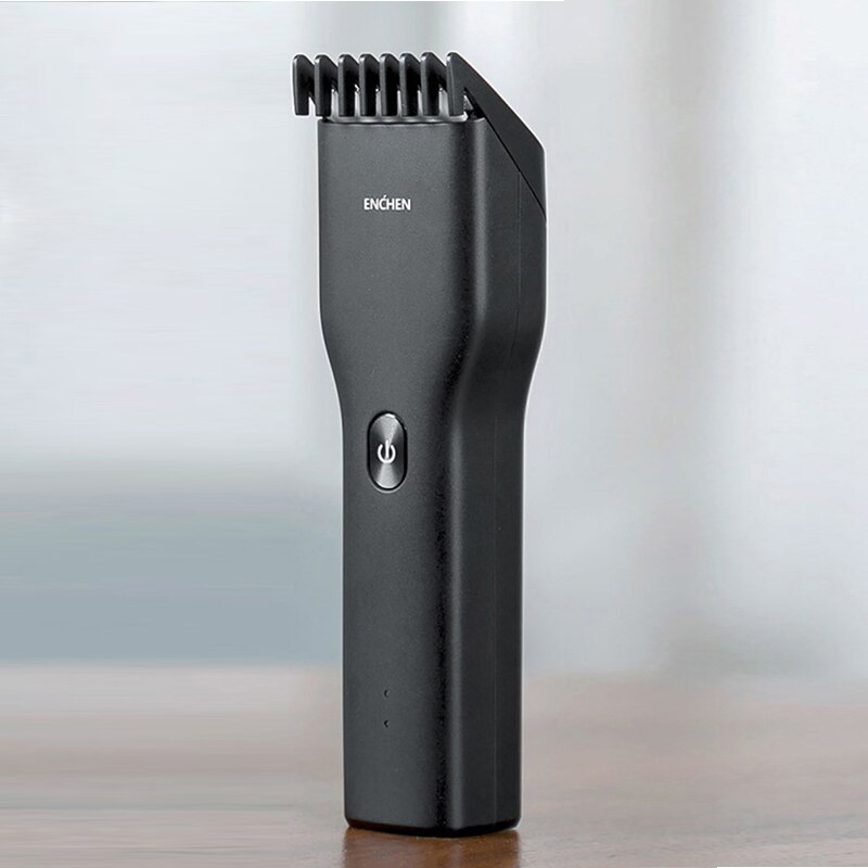 Enchen Men Electric Hair Trimmer Ceramic Clipper USB Fast Charge Hair Cutter Trimmer Family Friend: Only Black Trimmer