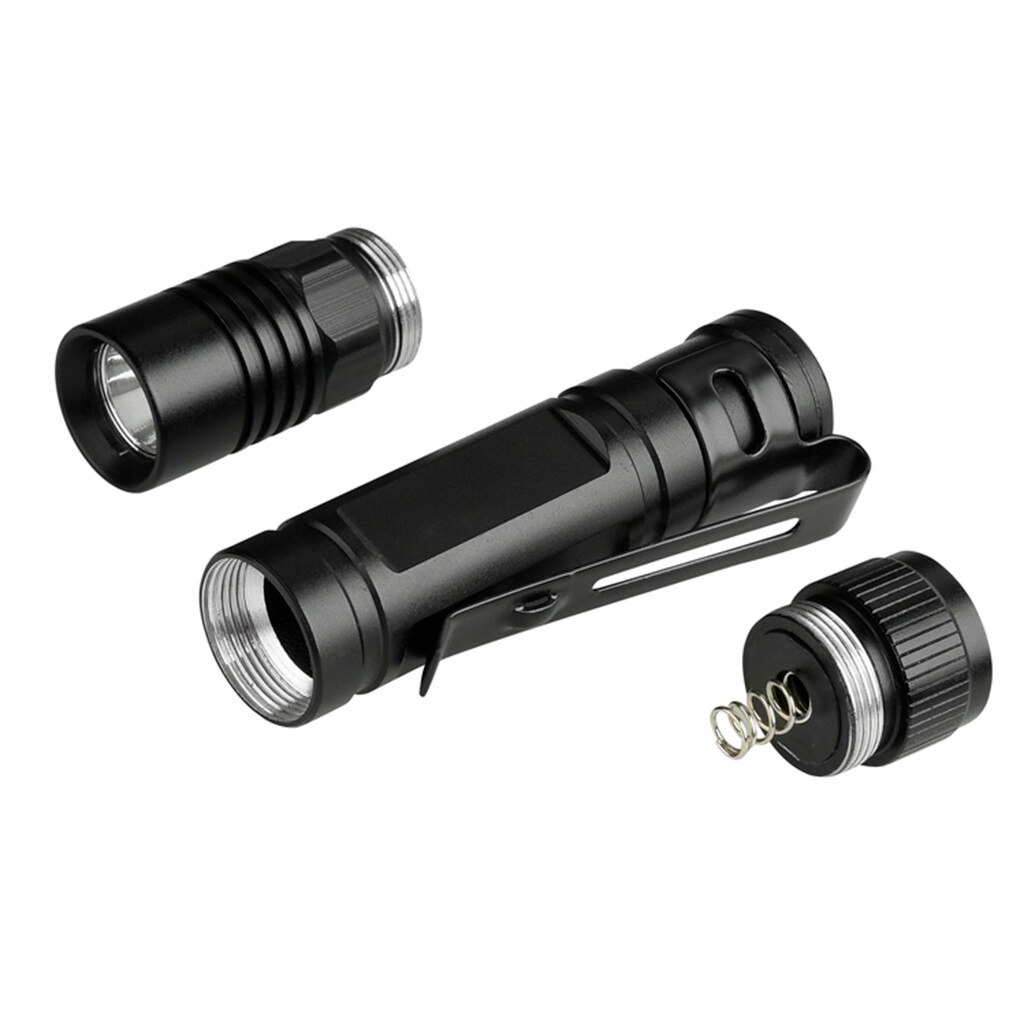 XPE LED Flashlight Clip Mini FlashLight Penlight Portable Pen Torch Lamp Adjustable Zoom Focus Torch Pocket Light For Outdoor