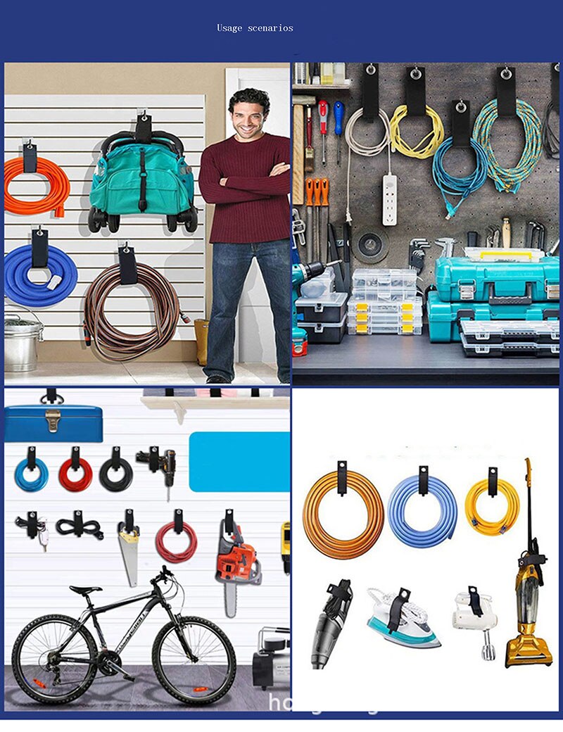 Self-adhesive Elastic buckle velcros Magic Nylon Elastic Band Hook Loop Cable Ties Velcroing Straps Sticky Fastener Tape