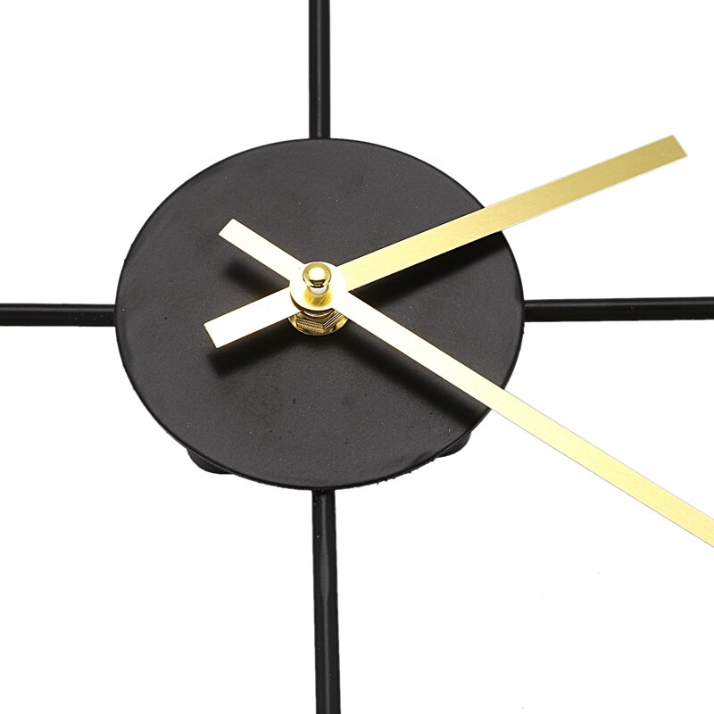 Stylish Silent Wall Clock, Living Room Wall Clock, Simple Wall Clock, Hollow Wall Clock, Home Decoration, Office Wall Clock, Bla