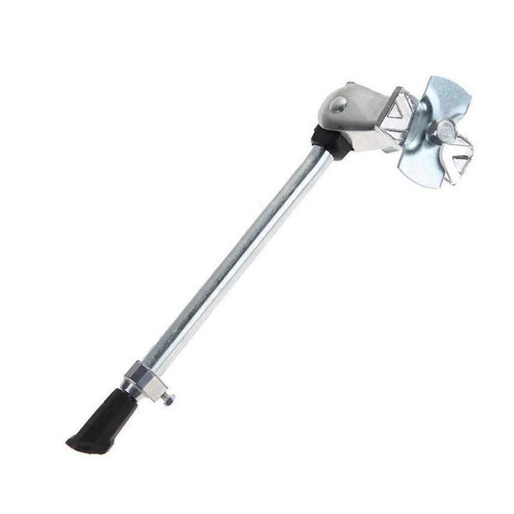 Regulowany wioślarz MTB rower Kickstand stopka rowerowa MTB Góra rower wsparcie stójka boczna stopa klamra 24 "robić 27": srebro