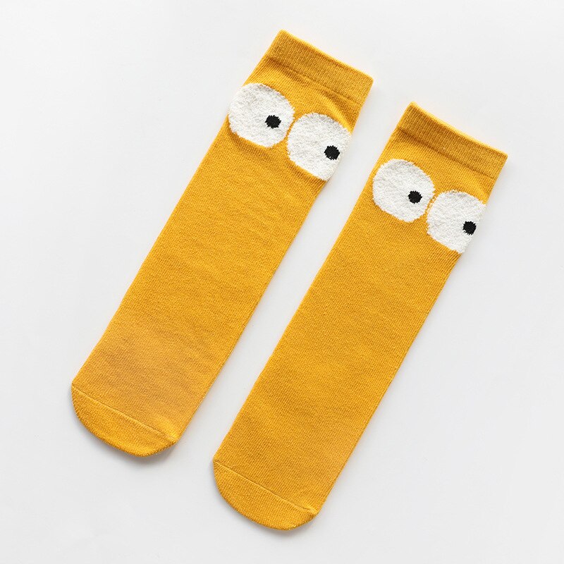 12 paar/partij casual match baby newborn kant ruches voetbedekking warmer kniekousen balletkleding: Geel oog