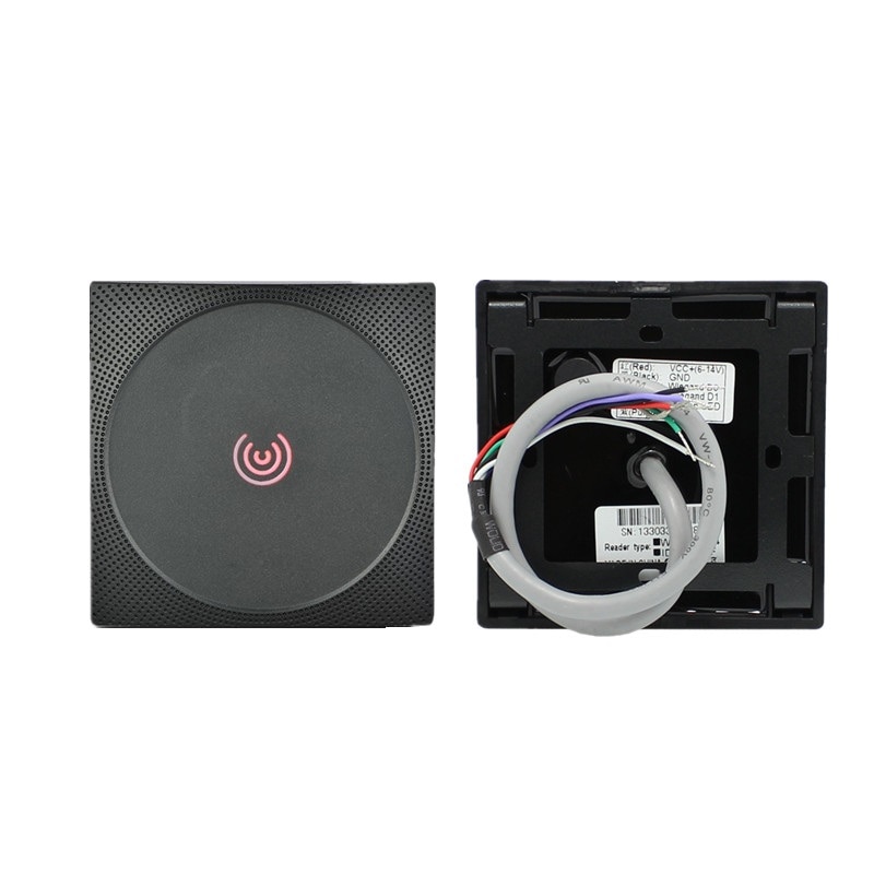 IP65 Waterproof RFID Card Reader 13.56MHz 125KHz Proximity Card Access Control Reader Keypad Wiegand 26 34 NFC Reader