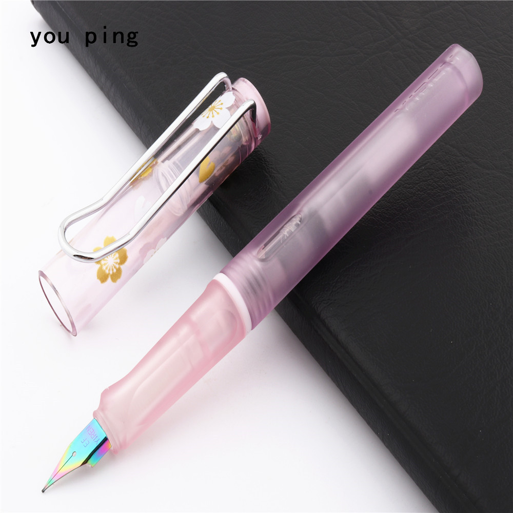 Neue auflistung 411 transparent Farben Büro Brunnen Stift Schüler Schule Schreibwaren Liefert tinte stift: C