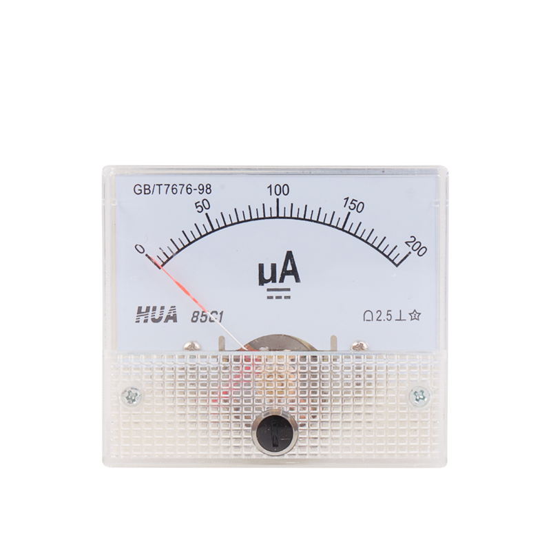 85C1 DC puntero analógico microamperios amperímetro 20uA 30uA 50uA 100uA 200uA 300uA 500uA AMP