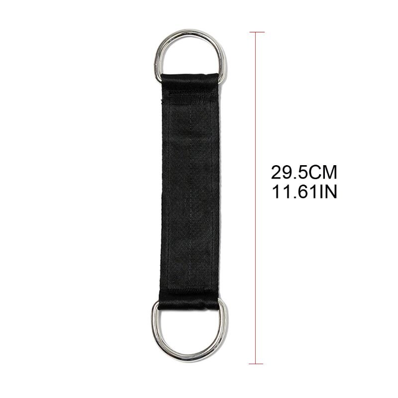 Heavy duty sele remmar fitness pull up bar hängande benhöjare med stål d-ring träning träning gym utrustning remmar fitness