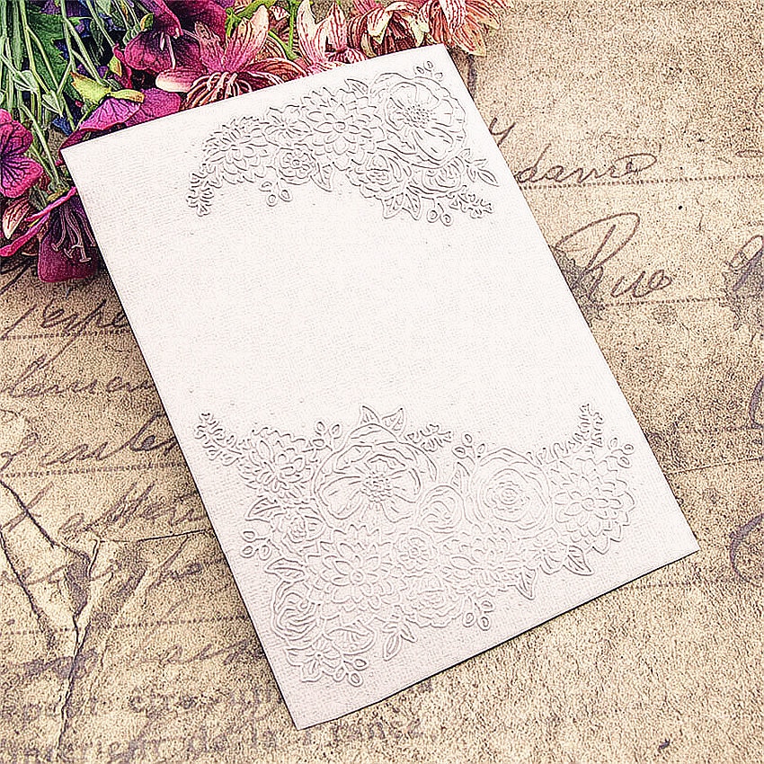 plastic flower template craft card making paper card album wedding decoration Embossing folders