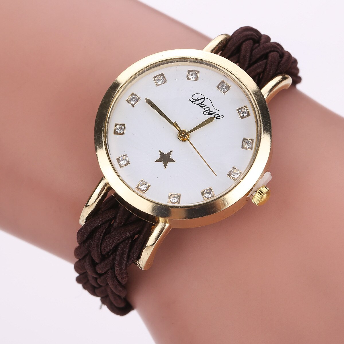 Dames armbandhorloge dameshorloge dameshorloges quartz dameshorloge zegarek damski reloj mujer montre femme: Zwart