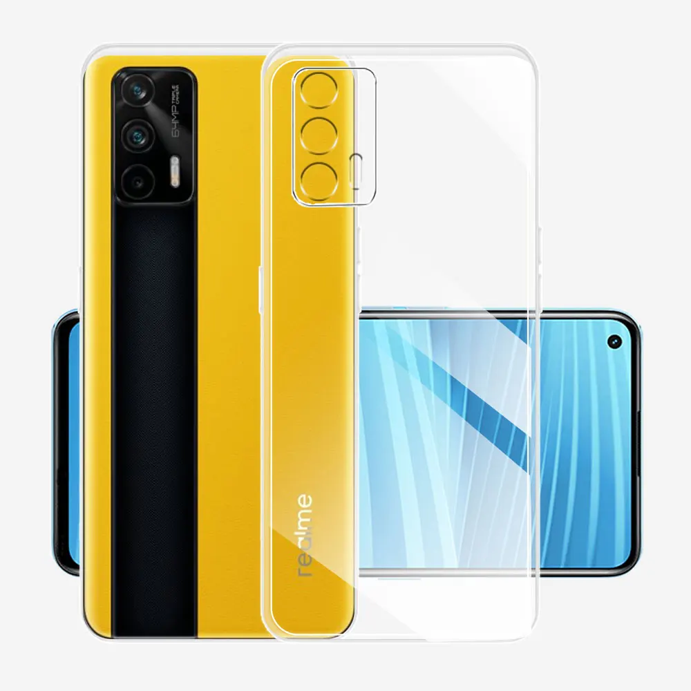 Voor Realme Gt 5G Case Silicone Zachte Transparante Telefoon Case Voor Realme Gt Clear Cover Funda Voor Realmegt Gt 5G Coque