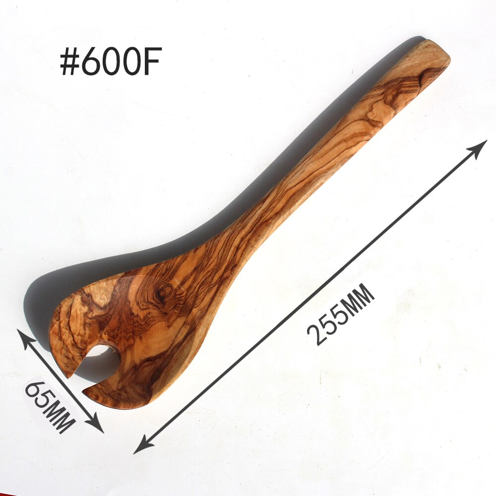 Gebruiksvoorwerpen Set voor Keuken Koken Lepels Gereedschap voor Anti-aanbak Kookgerei, Natuurlijke Olijf hout kitchenwares # 600PF