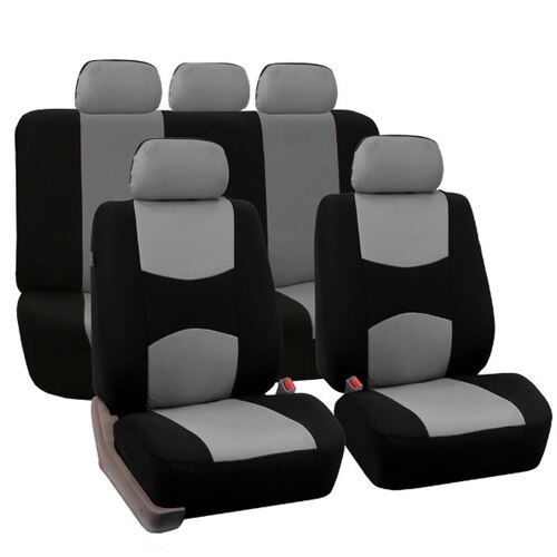 Funda para asiento de coche, accesorios, fundas de asientos de coche para kia Picanto Rio 3 4 rio k2 Sorento 2005 2007 soul: Gris