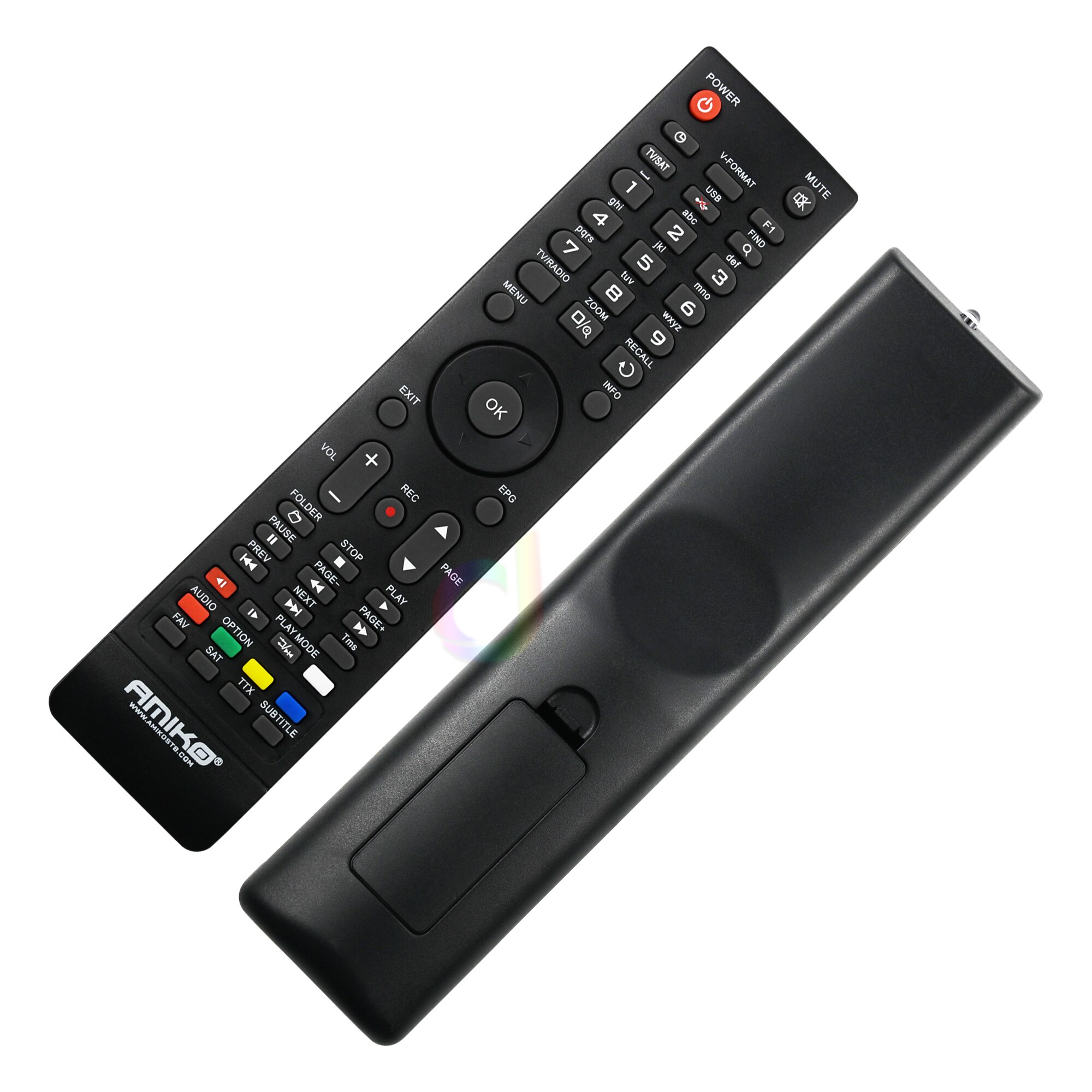 Remote Control for AMIKO Mini HD 8150 8155 8240 8250+ 8255+ 8260+ SHD 7900 8000 8110 8140 STHD 8820 8800, Micro Combo