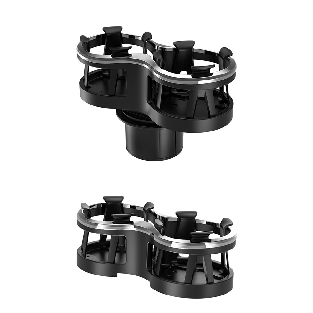 1pc for peugeot 408 bilsete koppholder med to hull drikkeflaskestativ vann drikke koppstativ justerbar holder biltilbehør