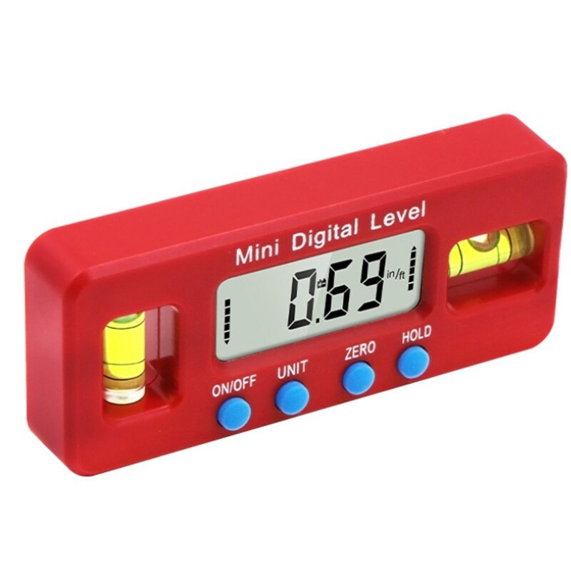 Precision Digital Protractor Inclinometer Waterproof Level Box Digital Angle Finder Bevel Angle Measuring Tool