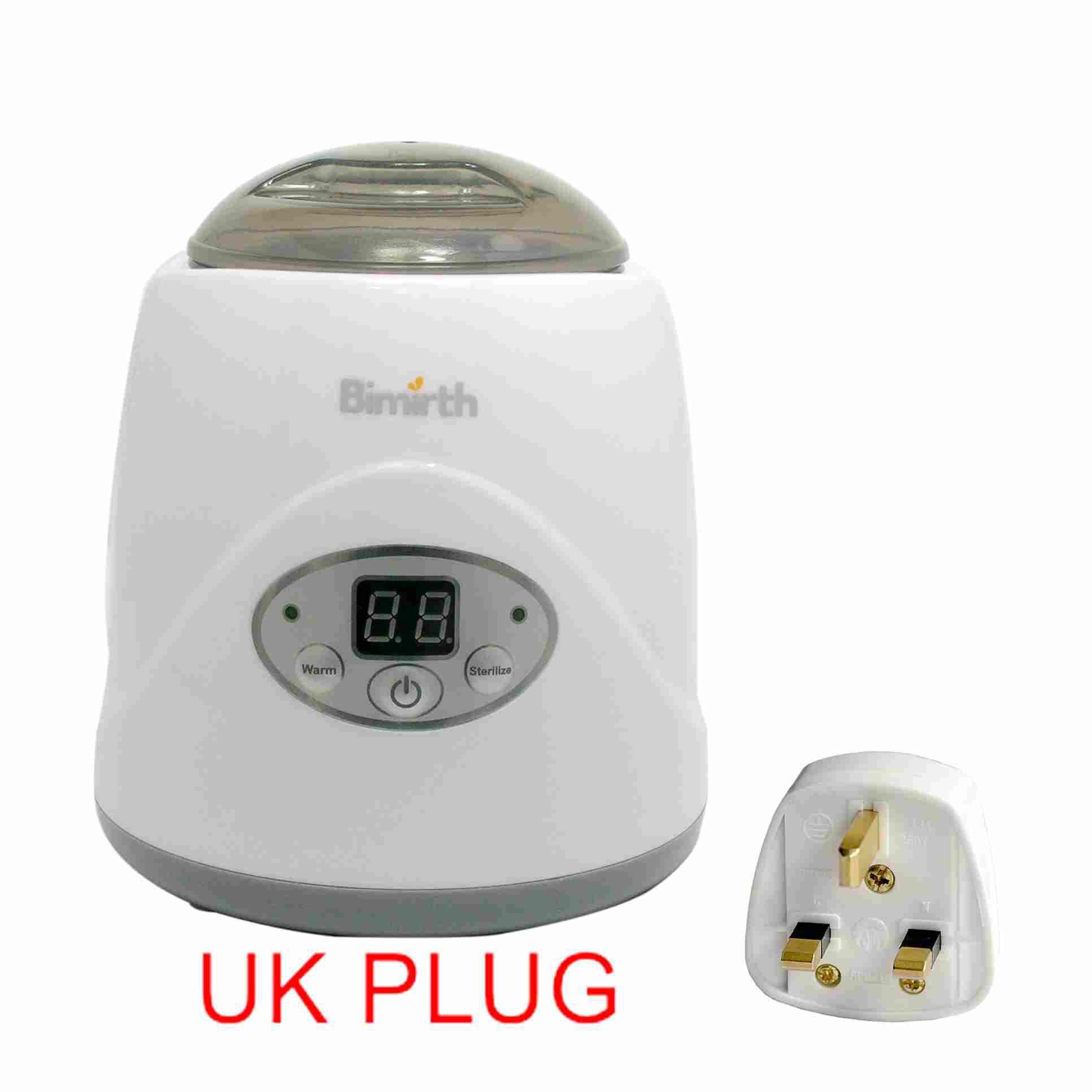 Bimirth Sicher BPA-Freies Konstante Heizung Multifunktions Praktische Milch Heizung Tragbare Baby Flasche Wärmer Esterilizador: UK Stecker