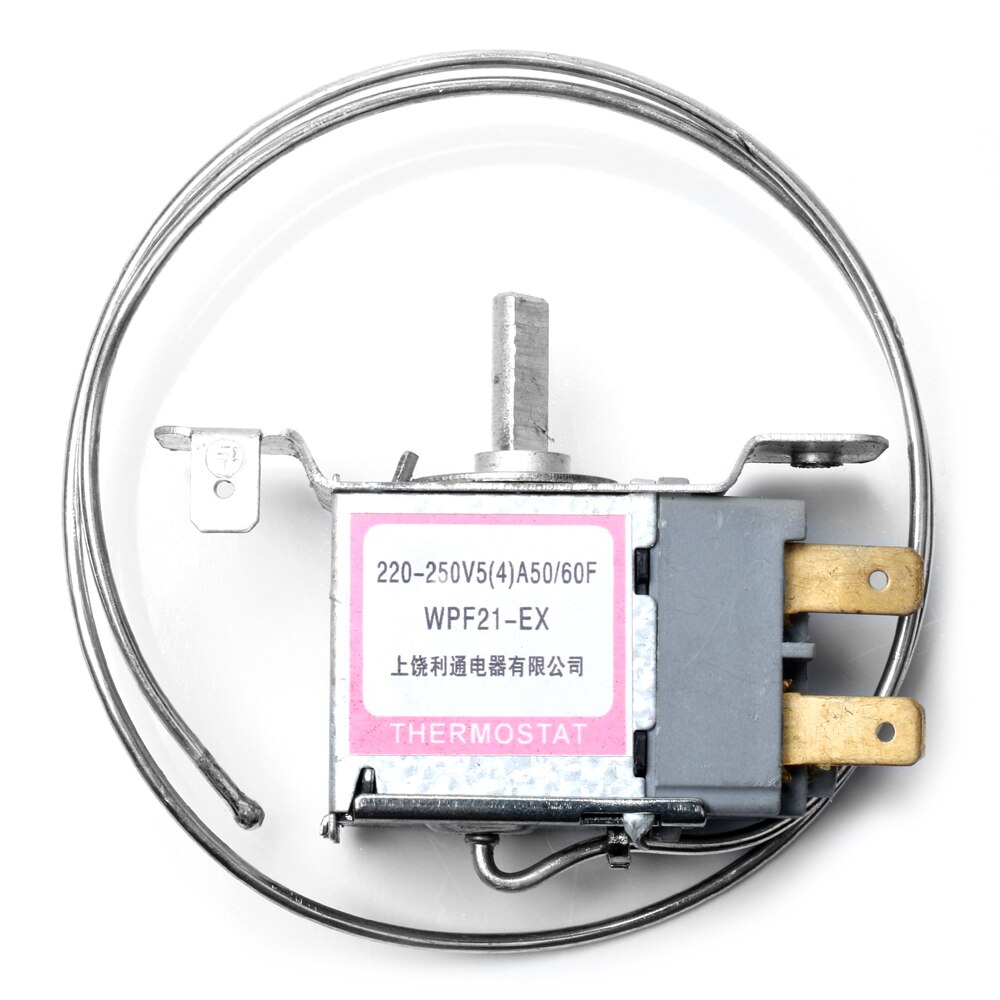 Termostato para refrigerador, WPF21-EX, 2 pines, sonda de 50cm, controlador de temperatura para congelador, accesorio para refrigerador, 1 ud.
