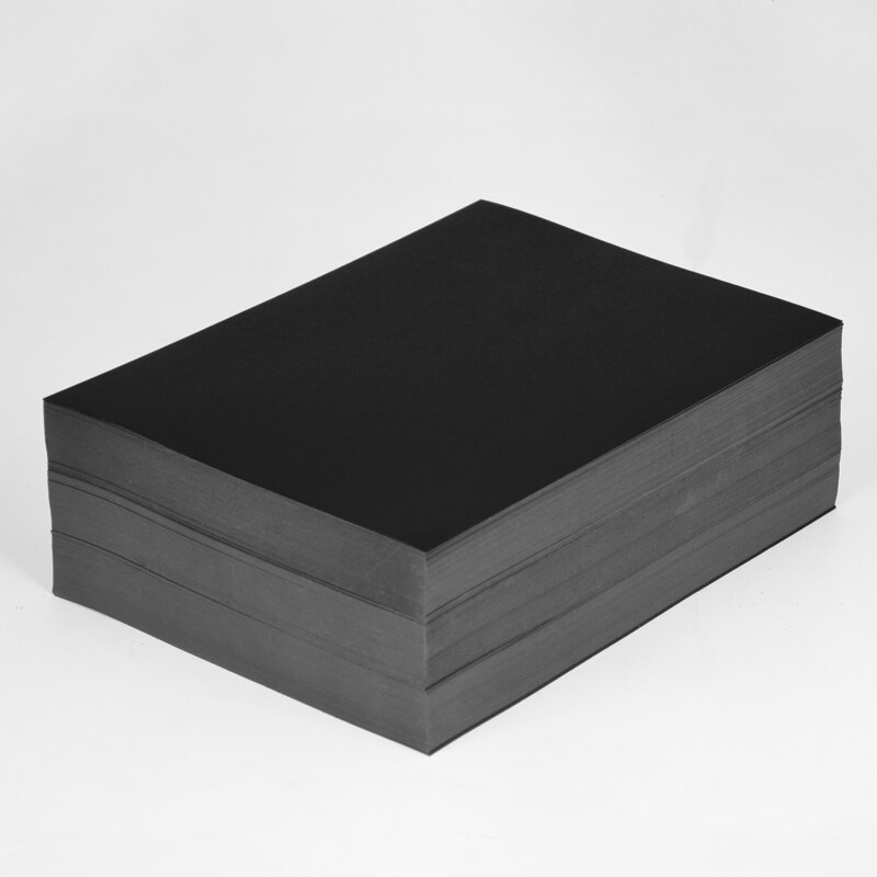 Blank Black Paper Graffiti DIY Handmade Paper A4 A3 8K 4K 80g 180g 300g Craft Paper Cardboard Blank Hand Drawing Sketch Paper