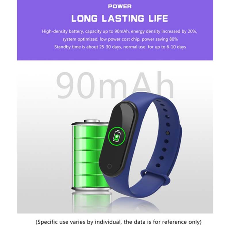 Smart Bracelet 5 Color Smartband Fitness Traker Bluetooth Sport