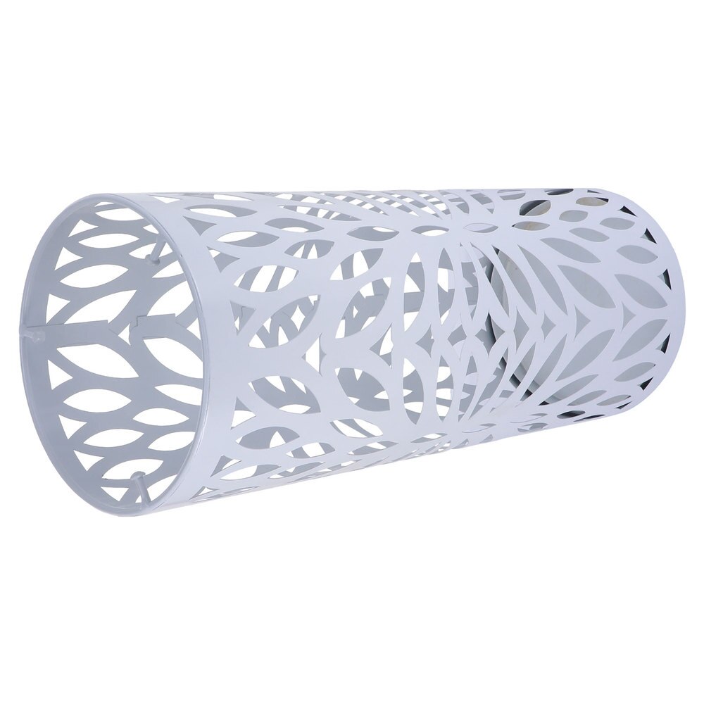 1Pc Hotel Umbrella Storage Bucket Wrought Iron Entryway Hollow Umbrella Stand