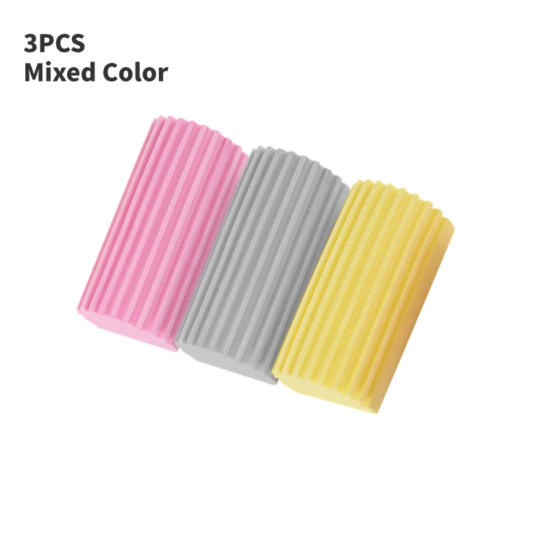 Esponjas de limpieza de polvo, esponja Pva, esponja de limpieza con absorción de agua, esponjas de limpieza para el hogar y el coche, algodón de fricción, 1/3/6 Uds.: Oro