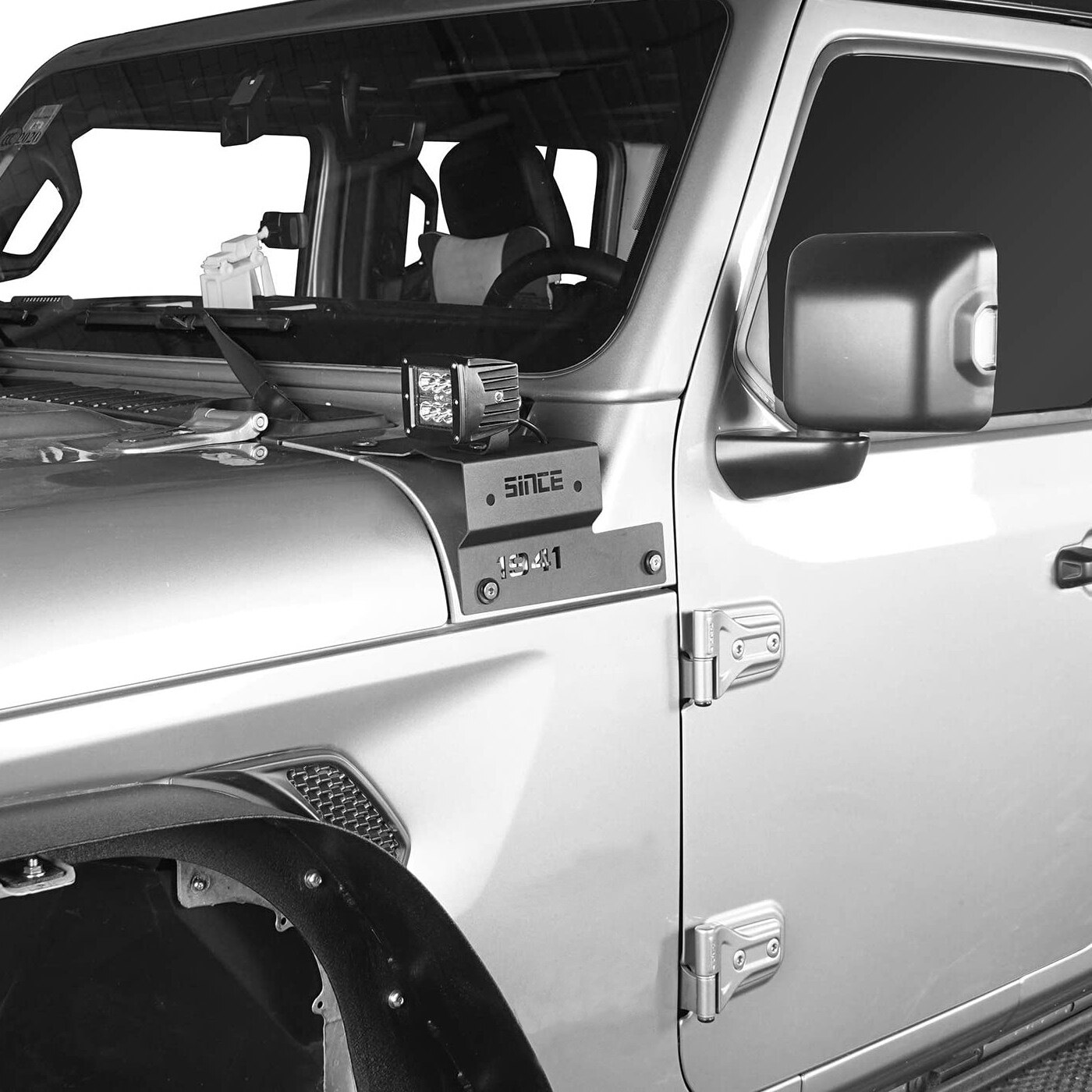 1Pair Column Lamp Bracket A-pillar Mount Car Driving Work light Mounting Bracket For Jeep Wrangler JL &amp; Gladiator JT