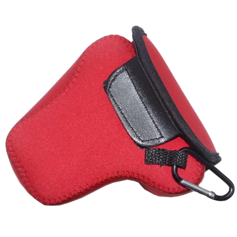 Soft Neoprene Camera case Bag for Canon EOS M100 M200 Mirrorless System Camera Bag Carrying Case: Red