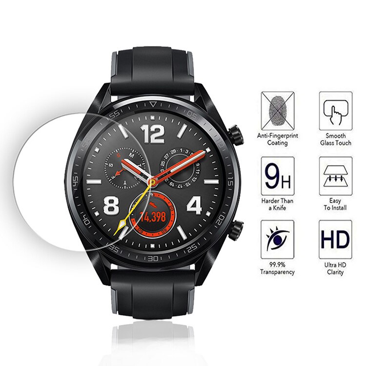 1Pcs Gehard Glas Voor Huawei Horloge Gt Beschermende Glas Voor Huawei Gt Band Screen Protector Film Smartwatch Accessoires