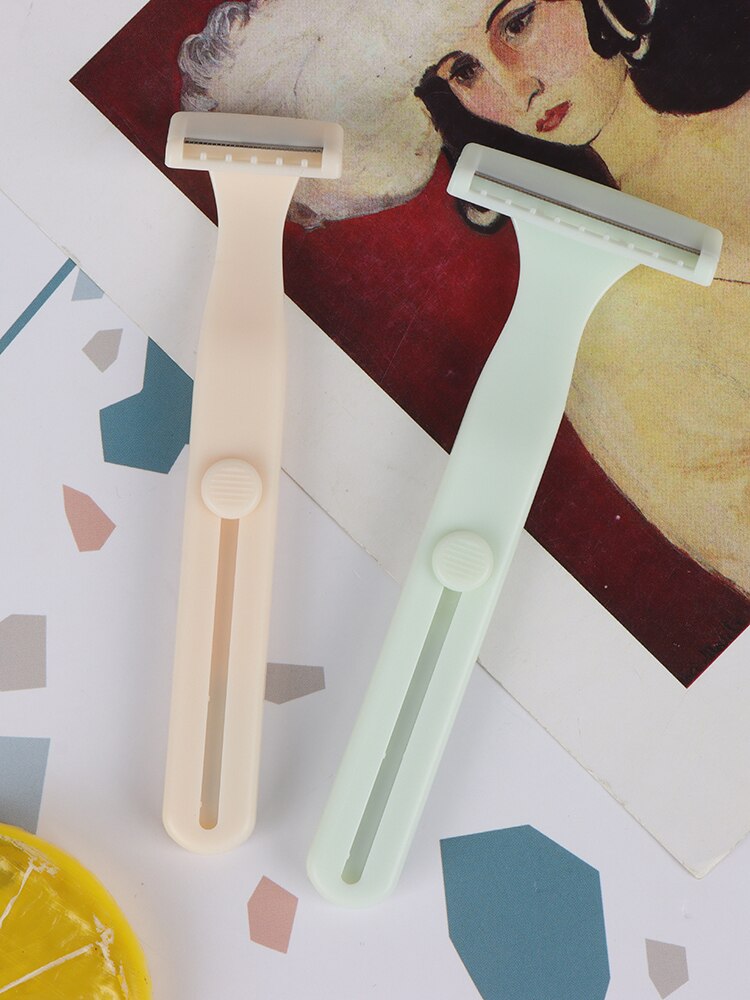 Rasoir télescopique à Double tête pour femmes, rasoir manuel, Ultra-fin, Portable pour jambes et aisselles