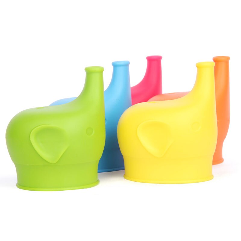 Silicone Sippy Lids for Baby Drinking Converts Any Cup or Glass to a Cup Makes Drinks Spillproof