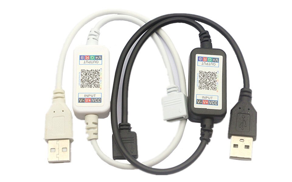 DC 5V 12V 24V RGB Led Controller APP Bluetooth RGB Music Controller For Led Strip Light 5050 4 Pin Mini RGB Controller 5V-24V