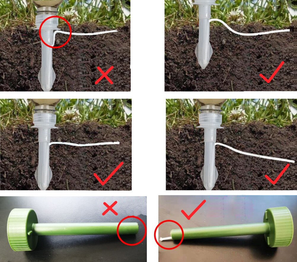 1Pc Plant Watering Device Fertilization Tool Home Plant Automatic Garden Watering System Soil Moisturizer Flower Irrigation