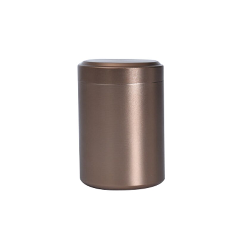 Portable Mini Tea Can Aluminum Herb Stash Jar Seal Smell Proof Container Spice Organizer Storage Pot P7Ding: coffee