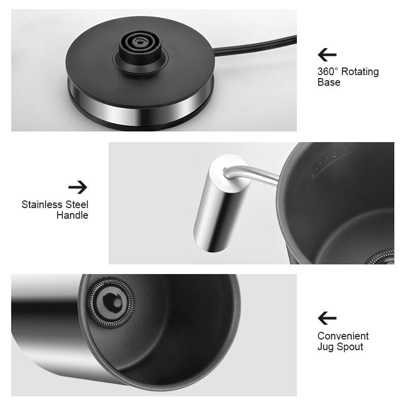 Stainless Steel 3 Function Automatic Milk Frother Milk Steamer Electric Cappuccino Machine Foamer /Cold
