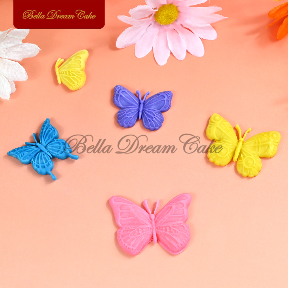 Mini Schmetterling Silikon bilden 3D Fondant Schokolade bilden DIY Tonne Modell Hochzeit Kuchen Dekorieren Werkzeuge Küche Backformen