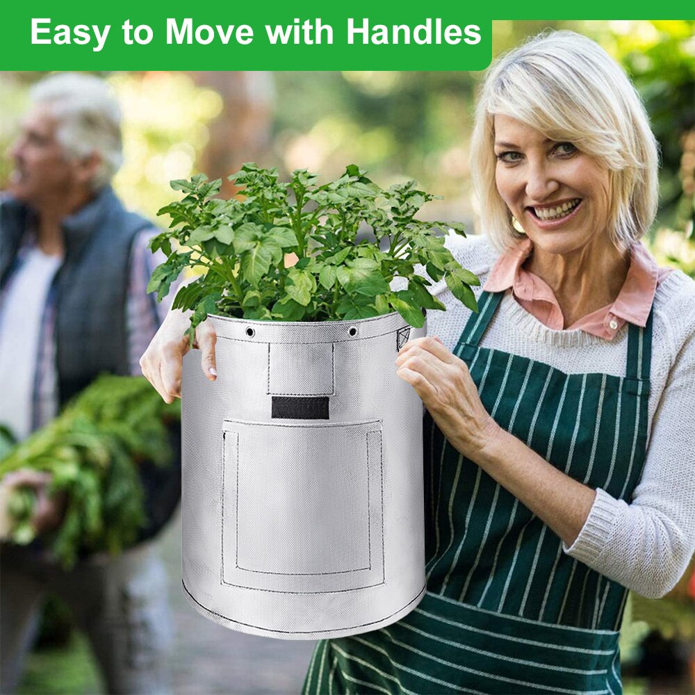 Vegetable Plantpot Growing Bag Plants Flower Plant Bag Vegetablepot Garden Plant Grow Bags Potato Seed Plant Growing Pot