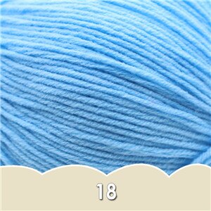 1 bal x 50g DK Baby Wol Garen 4ply Gekamd melk katoen hand breien Haak Garen: 18