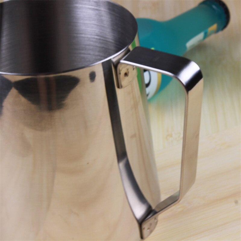 Tasse à café en acier inoxydable, 150/350/600/1000ml, Pots à café, poignée, bec de café, guirlande, tasse à Latte