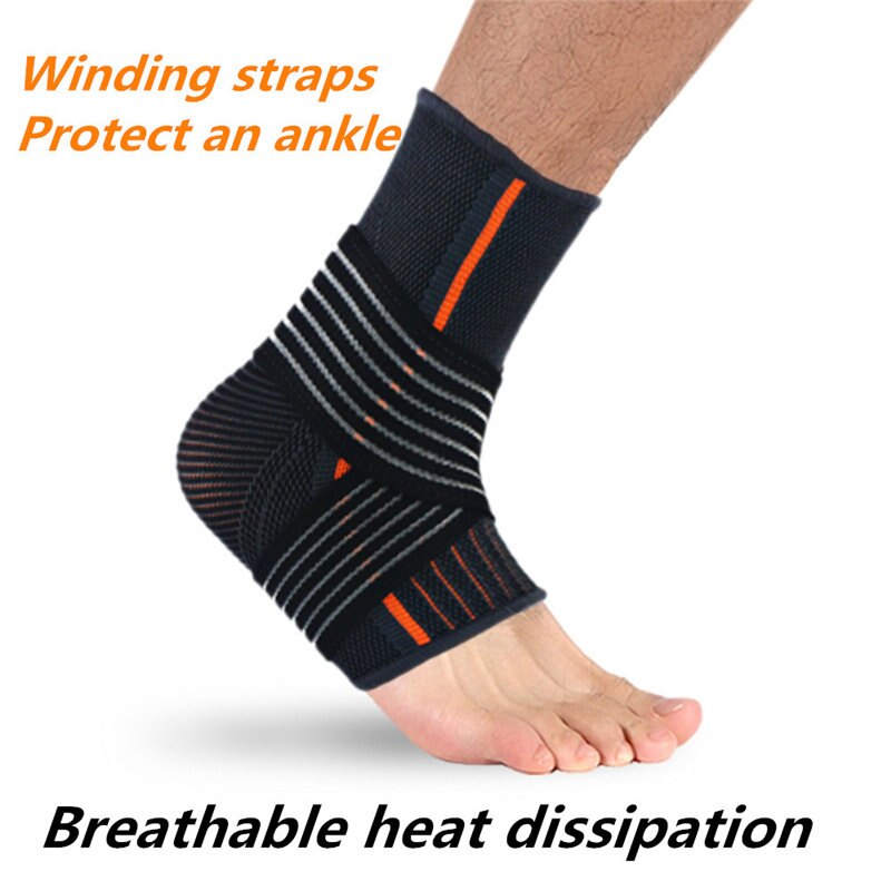 Adjustable Breathable Elastic Ankle Protector Support Movement Protection Ankle Support Brace S/L Fitness protector 7