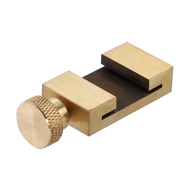 Steel Ruler Positioning Block Brass Angle Scriber Line Marking Gauge For Ruler Locator DIY Carpentry Scriber Measuring Tools: typeB