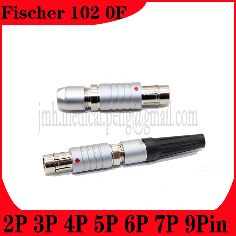 Compatibile Fischer 102 0F M9 2 3 4 5 7 9 spillo Impermeabile spingere-tiro autobloccante Mezzaluna libera Maschio Femmina Spina Connettore rotondo