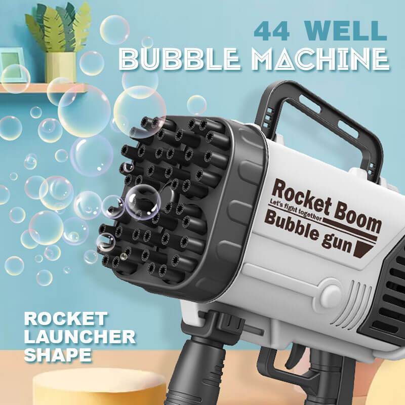 44-Gat Rocket Launcher Vorm Bubble Maker Elektrische Gatling Bubble Machine Blower Speelgoed Kid Adult Wedding Festival Party Accessoire