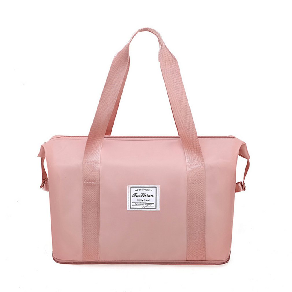 Large Travel Bag Women Cabin Tote Bag Handbag Nylon Waterproof Shoulder Bag Women Weekend Gym Bag Female: Default Title
