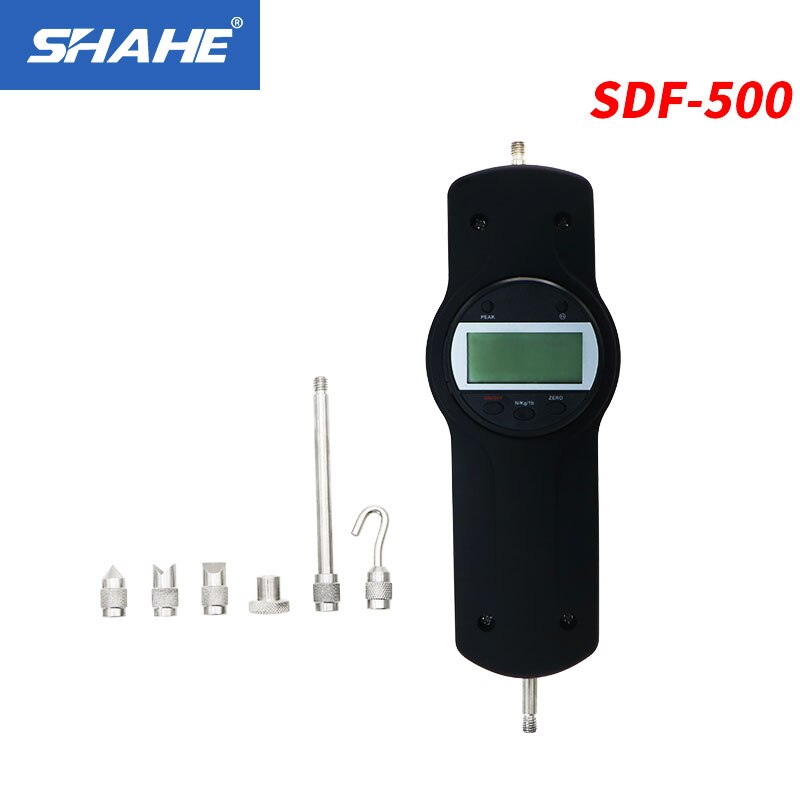 SHAHE – jauge de Force numérique SDF-500 n, dynamomètre économique, testeur de poussée et de traction, Instruments de mesure
