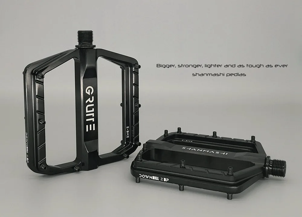 2024 Fietspedalen Ultralichte Pedalen 3 Lagers Cnc Aluminiumlegering Fiets Platte Pedalen Racefiets Fietsen Accessoires: Black