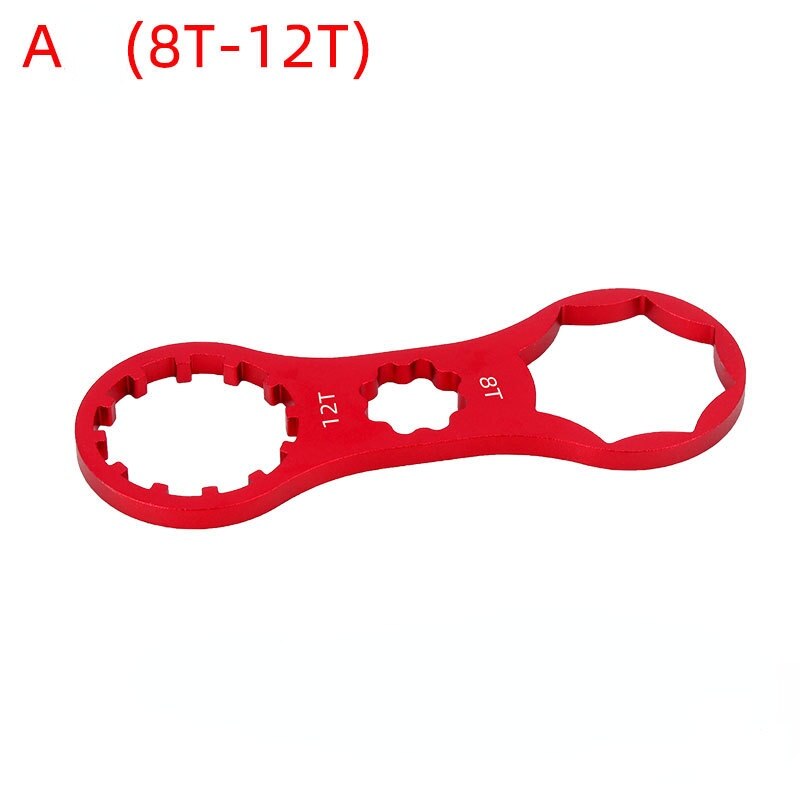 Aluminium Fahrrad Gabel Reparatur Werkzeug für SR Suntour XCR/XCT/XCM/RST MTB Fahrrad Gabel Deckel Schlüssel Demontage Werkzeug Fahrrad Werkzeug: A-rot