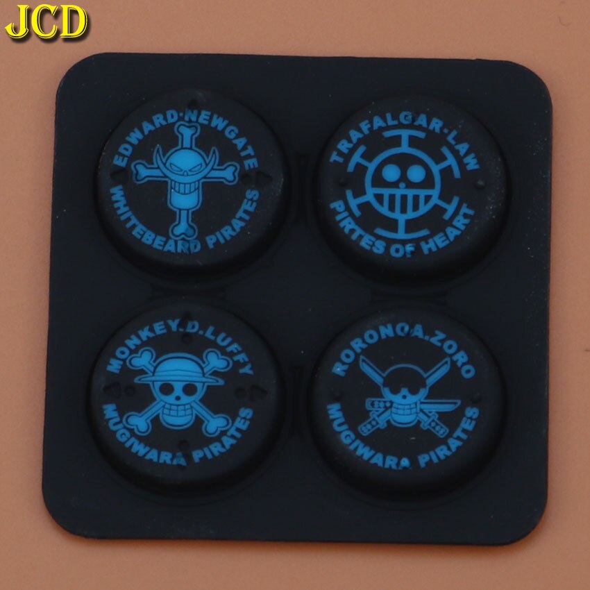 JCD Silicone Joystick cappuccio di Protezione Per Nintend Interruttore NS Rocker di Un Pezzo Corona Joystick Grip Pulsante Tappi di Copertura Della Pelle: O