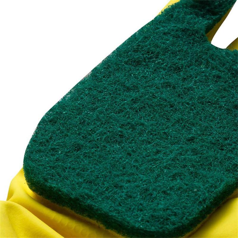 Guantes de goma para limpieza del hogar, manoplas anticongelantes para lavar platos de jardín, cocina, dedos de esponja, para invierno
