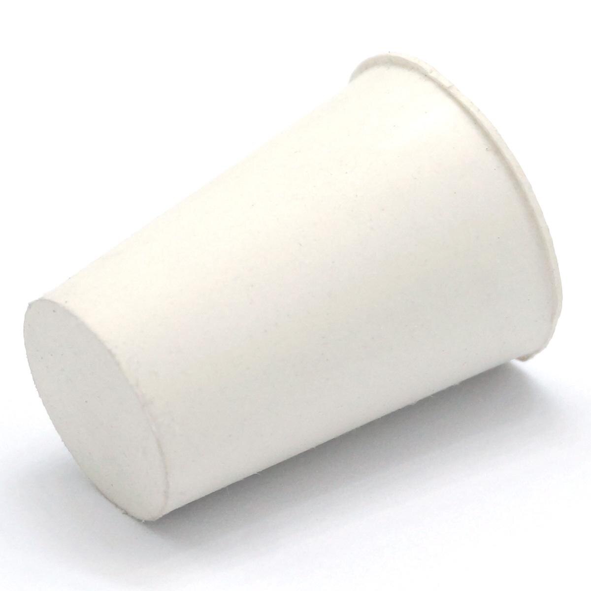 10pcs 14/19mm Rubber Stopper For Laboratory Test Tube Solid Bungs Airlock Lab Use