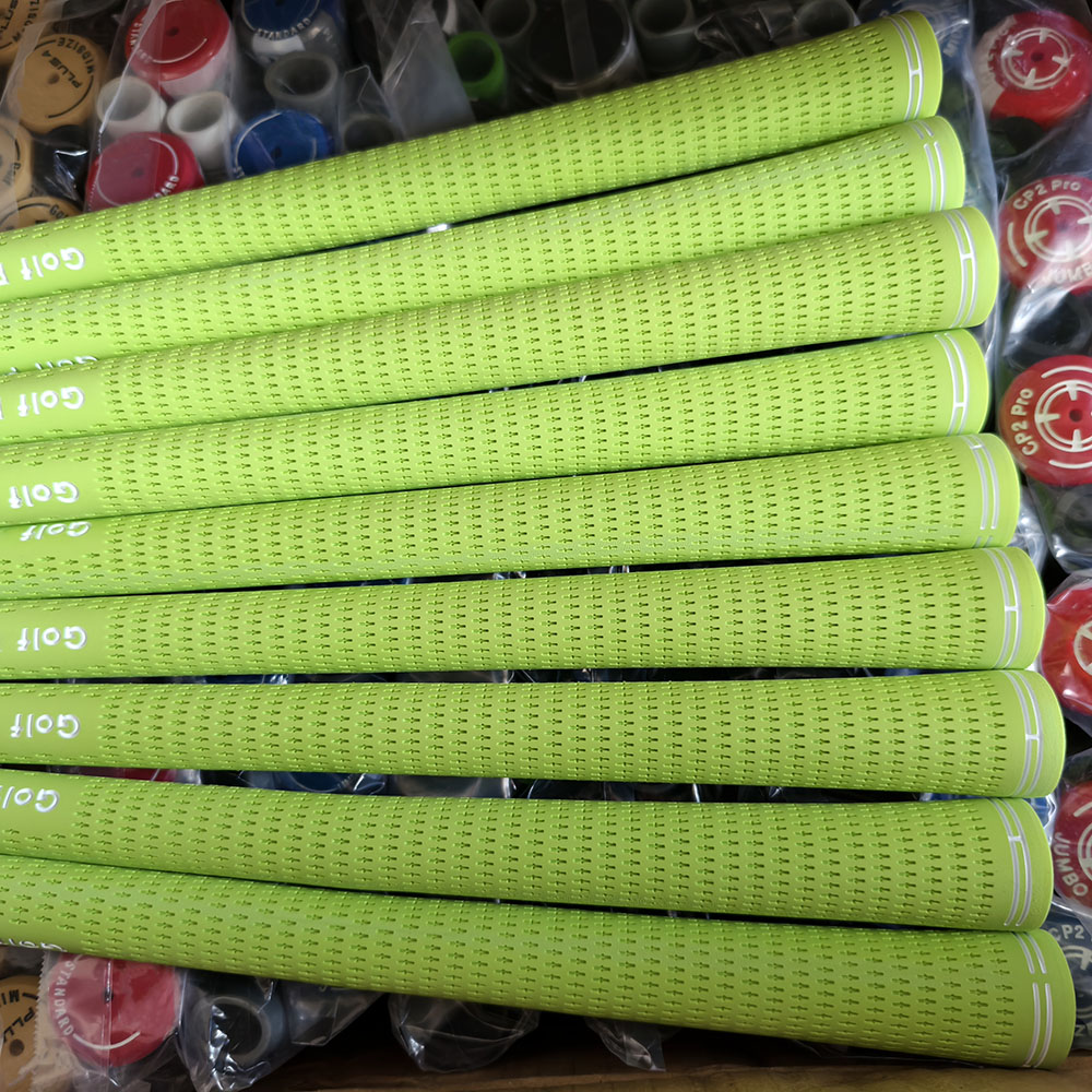13 stücke Golf Verein Griff Eisen Holz Stange Universal- Griff Gummi Tragen-beständig Nicht-Unterhose Golf Griff Weiß blau gelb grün verrotten Griff: Grün