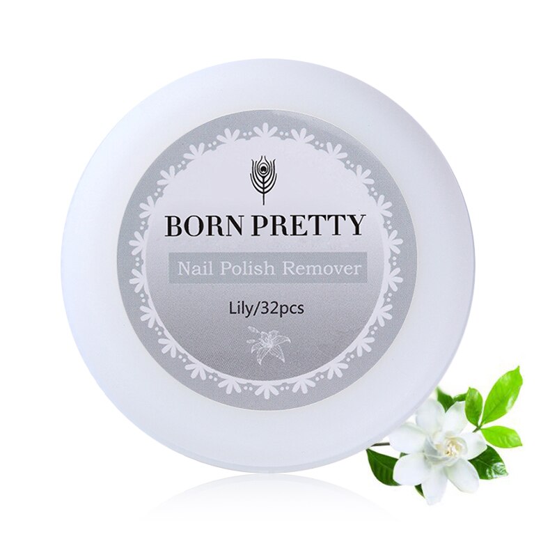 Geboren Pretty Professionele Nagellak Remover Pads Draagbare Vochtig Nat Papier Smaak Nail Art Varnish Snelle Remover Gereedschap 32 Stks/doos